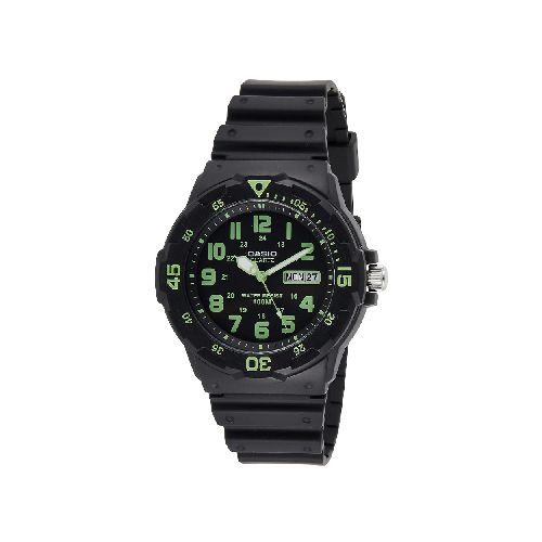 Reloj Casio Análogo/Fecha Negro Hombre-MRW-200H-3BVDF | Comsucre Online