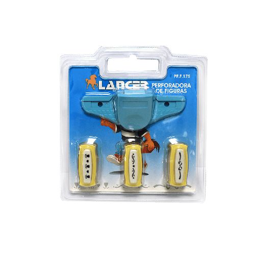 Perforadora de figuras para bordes Papel Lancer 1 Blister x 3 diseños | Comsucre Online