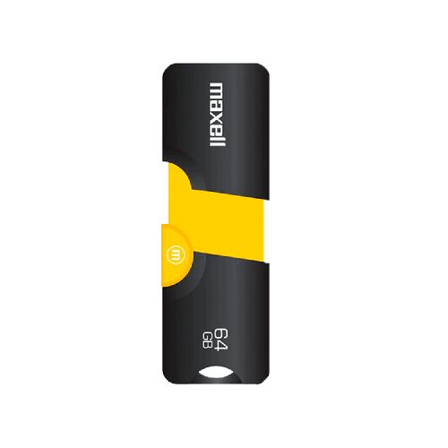 Pendrive maxell flix 64gb negro/amarillo 3.0-347493 | Comsucre Online