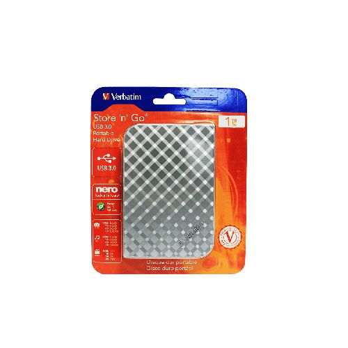 Disco Duro Portátil 1TB USB3.0 Plata - 99373 Verbatim | Comsucre Online