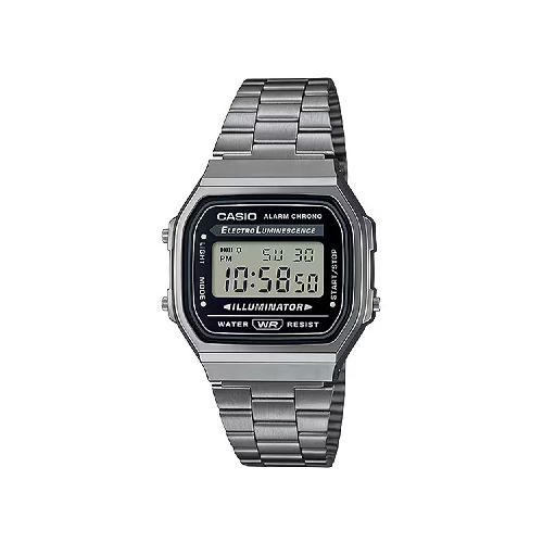 Reloj Casio Digital Plateado Hombre A168WGG-1ADF | Comsucre Online