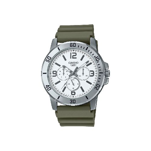 Reloj Casio Análogo Verde Militar Hombre-MTP-VD300-3BUDF | Comsucre Online