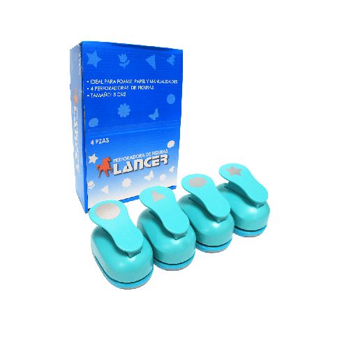 Perforadora de figuras Foamy (Fomix) 5cm Lancer caja x 4 unidades | Comsucre Online