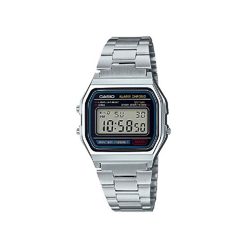 Reloj Casio Digital Plateado-A158WA-1DF | Comsucre Online