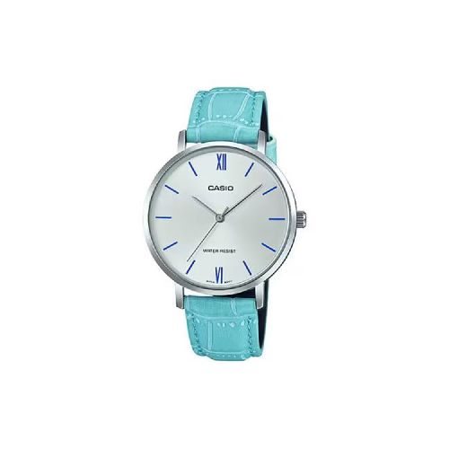 Reloj Casio Análogo Celeste Mujer-LTP-VT01L-7B3UDF | Comsucre Online