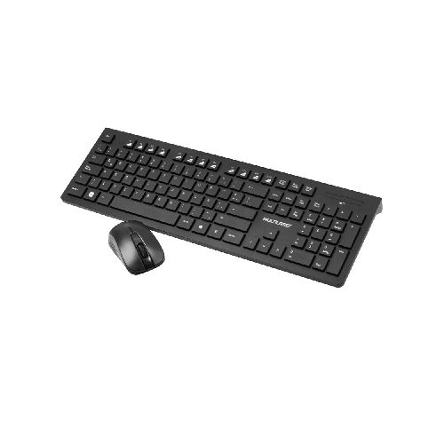 Combo Inalambrico Teclado + Mouse Multilaser Usb 2.0 Negro - TC502 | Comsucre Online