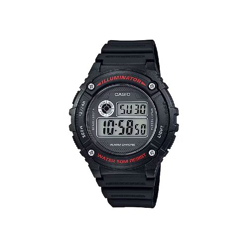 Reloj Casio Digital Negro Hombre-W-216H-1AVDF | Comsucre Online