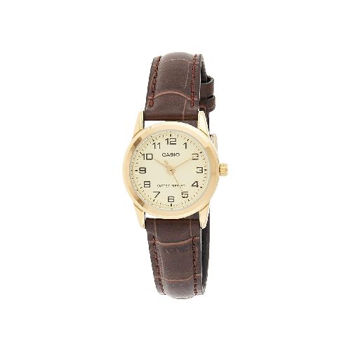 Reloj Casio Análogo Café Mujer-LTP-V001GL-9BUDF | Comsucre Online