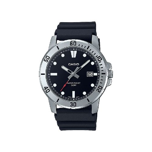 Reloj Casio Análogo Negro Hombre-MTP-VD01-1EVUDF | Comsucre Online