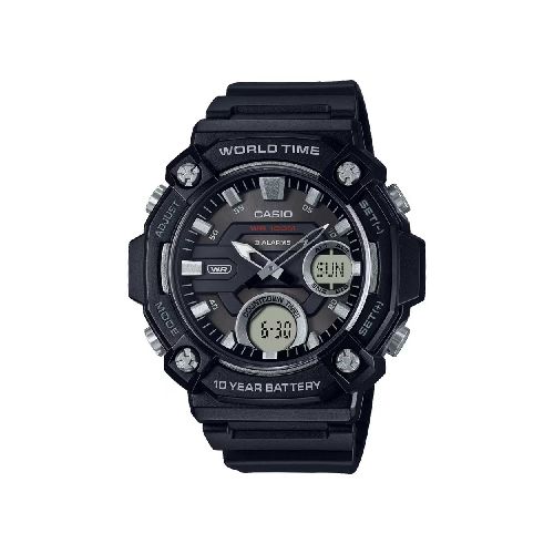 Reloj Casio Análogo Digital Negro Hombre-AEQ-120W-1AVDF | Comsucre Online