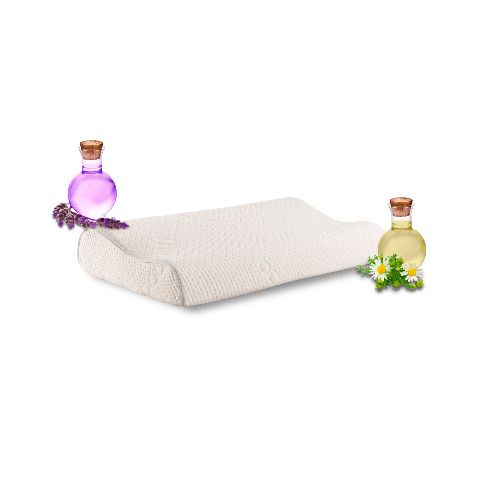 Compra - Chaide Almohada Cervical Memory Foam Aroma Manzanilla | Blanco - Compra en Marcimex.com