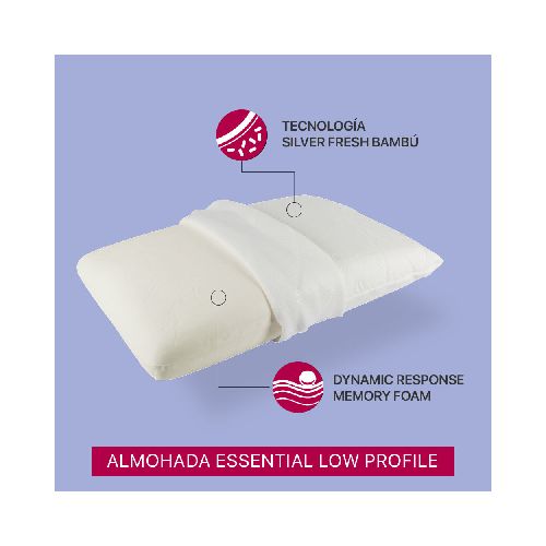 Compra - Simmons Almohada Essential ST 60x40x15cm - Compra en Marcimex.com