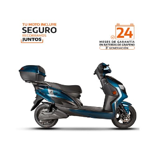 Compra - Yadea  Scooter Eléctrico Rayman | 2024 Azul - Compra en Marcimex.com