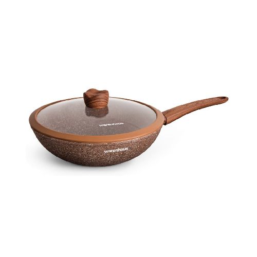 Sartén Wok Sienna 28 Cm |Café - El Bosque - El Bosque Muebles - Diseño | Precio | Garantía - Tienda en línea