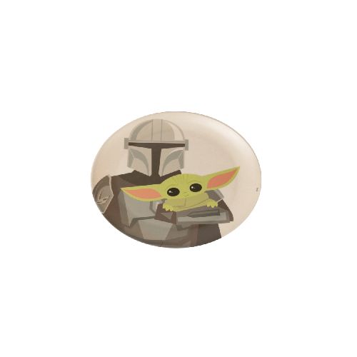 Plato Llano Baby Yoda | Bi Color - El Bosque - El Bosque Muebles - Diseño | Precio | Garantía - Tienda en línea