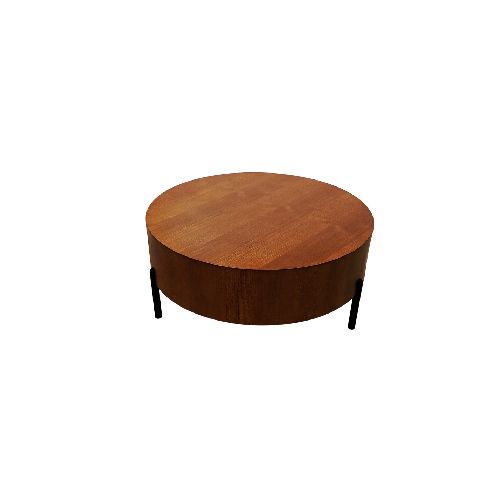 Mesa de Centro Round - Diseño Moderno en madera con bases resistentes