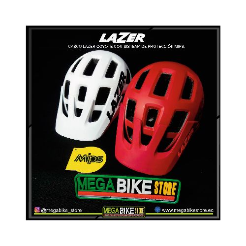 Casco LAZER COYOTE Para Ciclismo con Sistema de Proteccion MIPS  