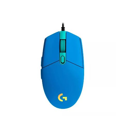 MOUSE GAMING LOGITECH G203 6 BOTONES RGB 8000 DPI BLUE  910 005792