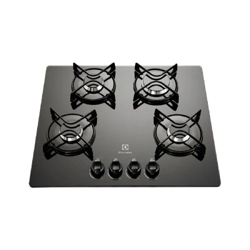 Encimera a gas Electrolux 4 Quemadores 60CM Cub Vidrio Negro  GCM60M   ELECTROLUX