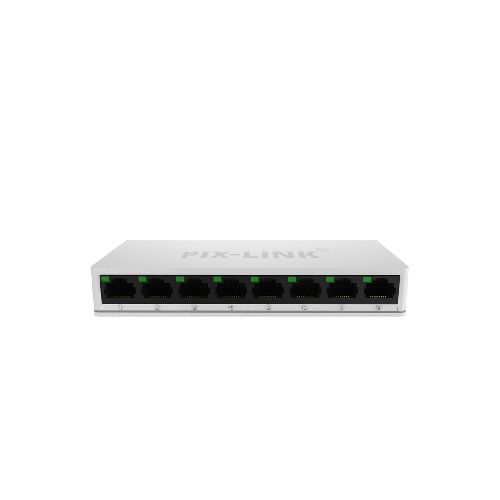 Switch Pix-Link SW08B 100 Mpbs 8 Puertos LAN - Novicompu, lo mismo pero mas barato