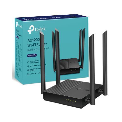 Router TP-Link Archer C64 Wi-Fi MU-MIMO AC1200 - Novicompu, lo mismo pero mas barato