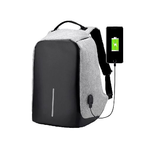 Mochila Antirrobo Impermeable USB  