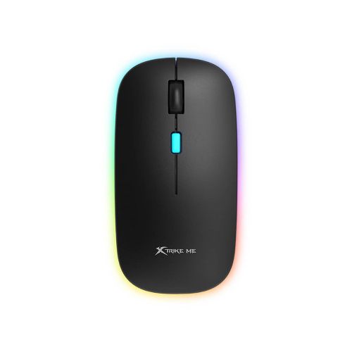 Mouse XTRIKE ME GW-113 Wireless 2.4G &amp; Bluetooth -1600DPI -Iluminación LED 7 colores - 4 botones Bateria: 400MAh  