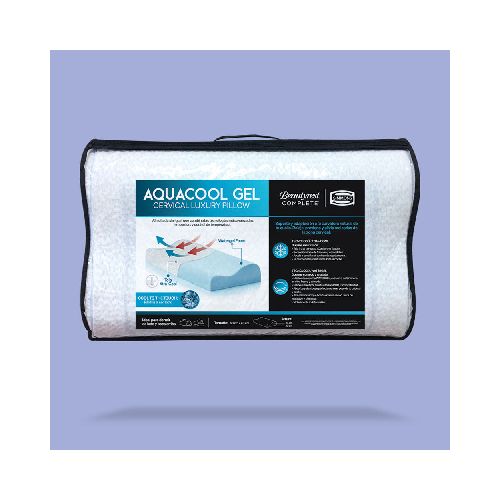 Almohada Aquacool Gel Cervical Luxury - Los Mejores Colchones del Mundo están en Simmons 