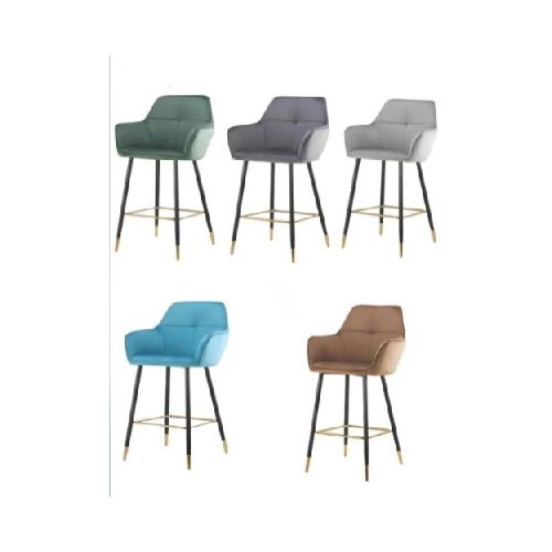 Taburete Sandy Stool en velvet  