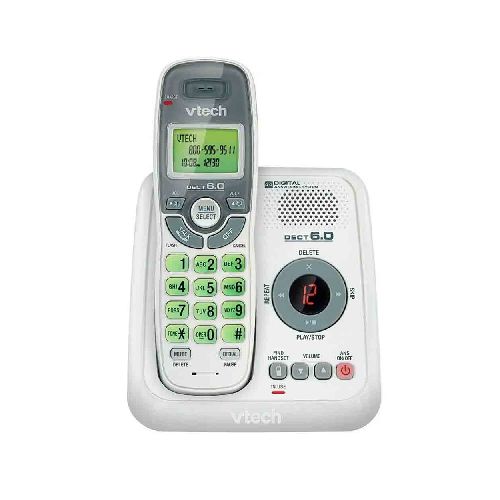 Teléfono Inalámbrico DECT 6.0 con Contestador Digital y altavoz - CS6124 - Maxitec