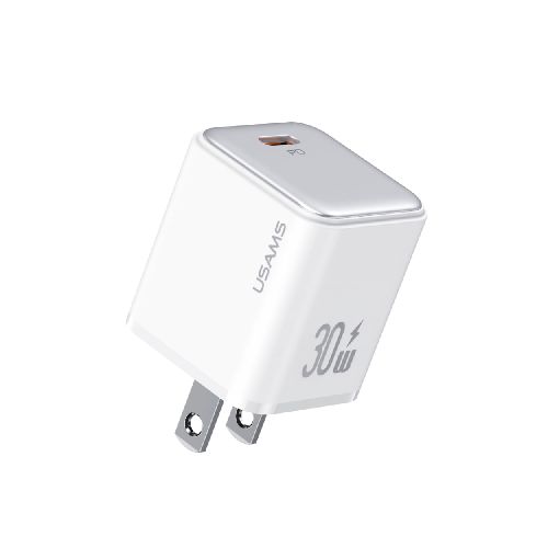 Cargador Rápido de 30W Tipo-C color blanco - Adaptador Compacto y Elegante - CC187TC02 - Maxitec