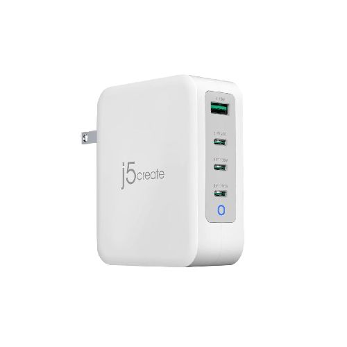 Cargador de 4 puertos USB-C de 130 W - JUP43130 - Maxitec