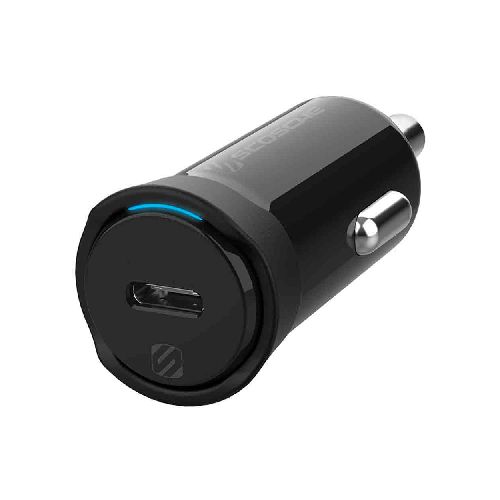 Cargador rápido USB-C para auto de 20W con PowerVolt - CPDC20-SP - Maxitec