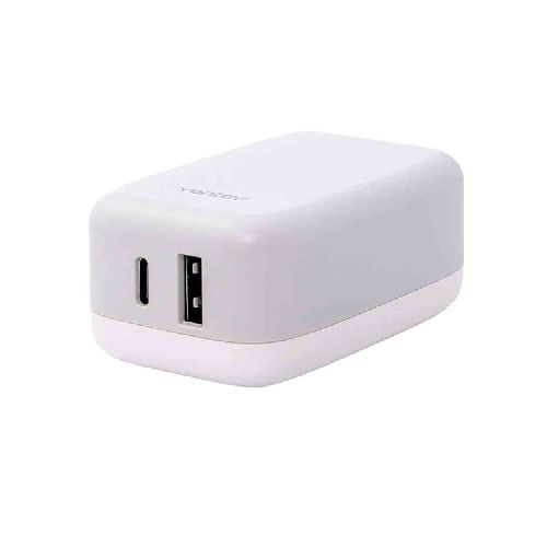 Cargador de pared de 27W con puerto dual USB-A y C - WC27-HD252207 - Maxitec