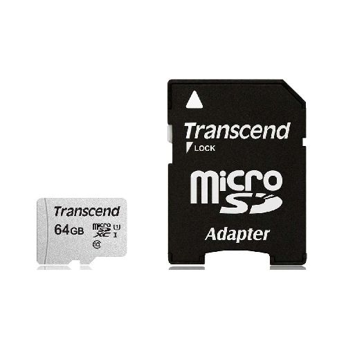 Memoria micro SD de 64 GB - TS64GUSD300S-A - Maxitec