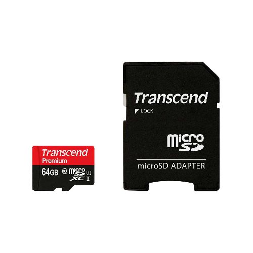 Tarjeta de memoria micro sd 64gb clase 10 - TS64GUSDU1 - Maxitec