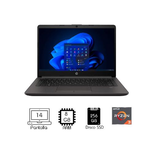 Laptop HP 245 G9 AMD Ryzen 3-3250U – 8GB RAM – Disco 256GB SSD – Pantalla LCD 14″ - GADGETSTORE.EC