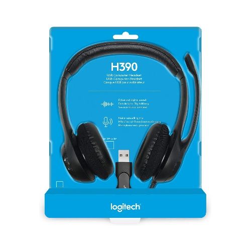 Audífonos Logitech H390 Usb Micrófono Cancelación Ruido - GADGETSTORE.EC