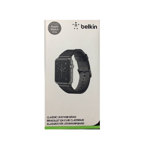 Correa de Cuero italiano Belkin para Apple Watch 38-40mm - GADGETSTORE.EC