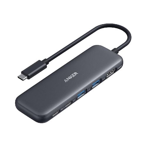 Adaptador HUB USB-C a HDMI 4K + USB-A x2 + USB-C x2 Anker 332 - GADGETSTORE.EC