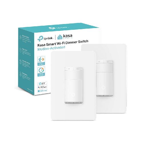 Interruptor Inteligente Dimerizable + Sensor Movimiento Wifi Switch Tp-Link Kasa ES20MP2 2-Pack - GADGETSTORE.EC