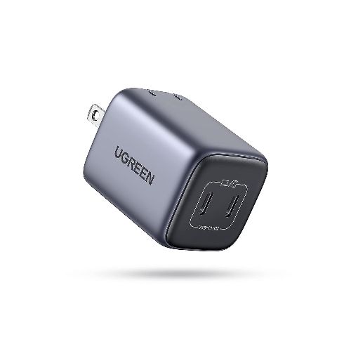 UGREEN 45W Nexode mini 2 Puertos USB-C GaN Cargador Rápido