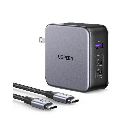 UGREEN 140W USB-C Nexode GaN Cargador PD3.1 con Cable USB-C de 1.5m  