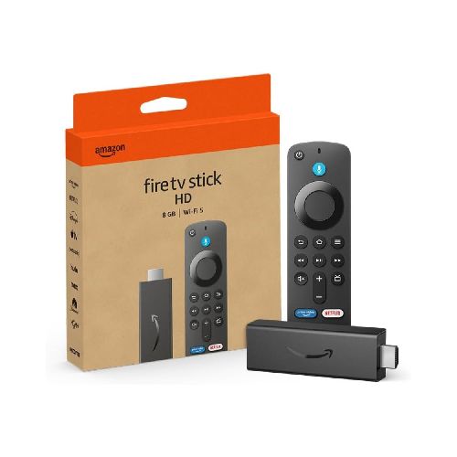 Nuevo Amazon Fire TV Stick HD (Última generación) | con mando por voz Alexa, controles de Hogar digital y reproducción HD  